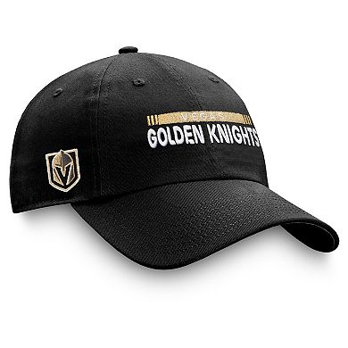 Men's Fanatics Branded Black Vegas Golden Knights Authentic Pro Rink Adjustable Hat