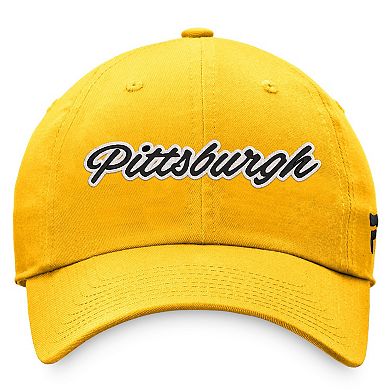 Women's Fanatics Branded Gold Pittsburgh Penguins Breakaway Adjustable Hat