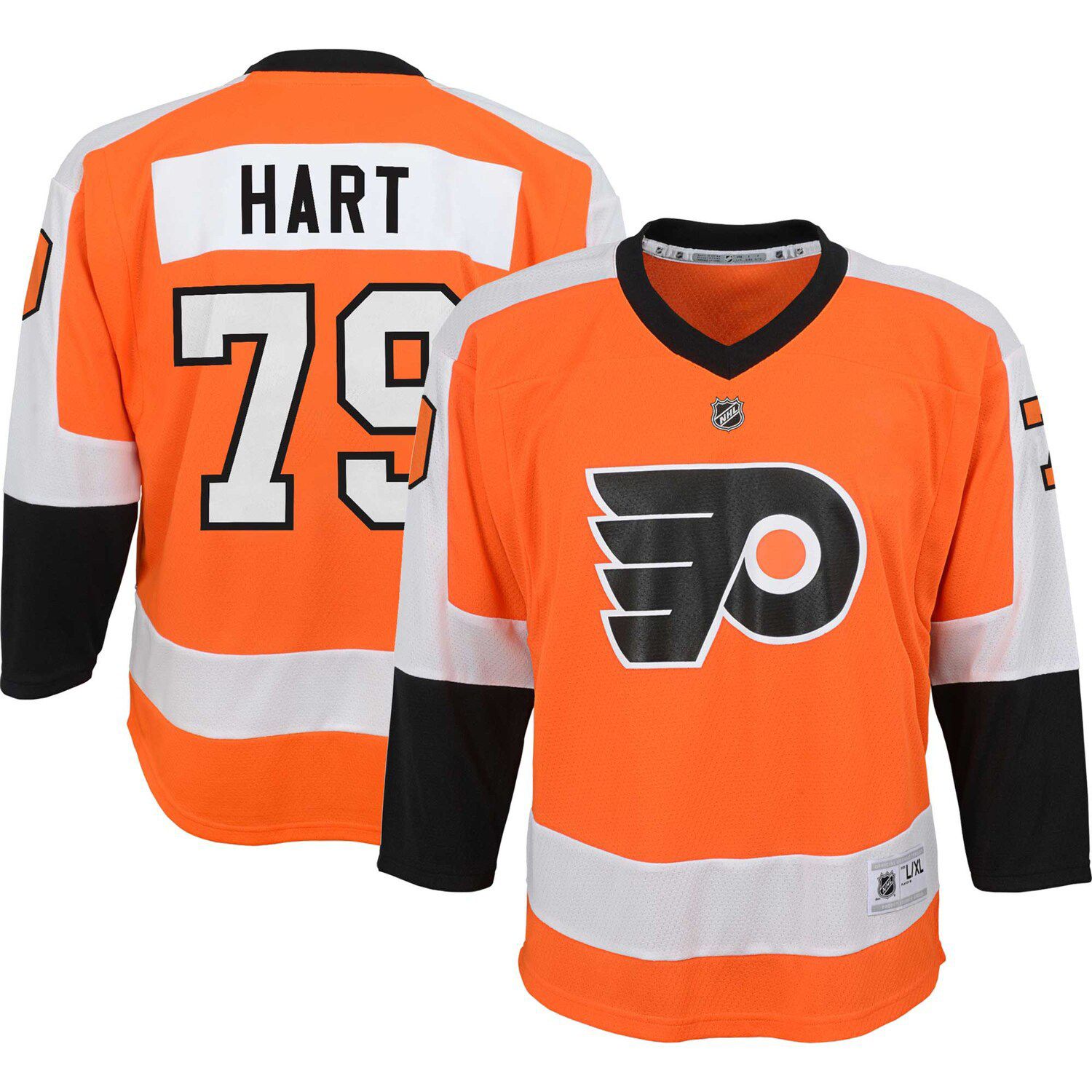 Carter Hart Philadelphia Flyers adidas Home Primegreen Authentic Pro Player  Jersey - Orange