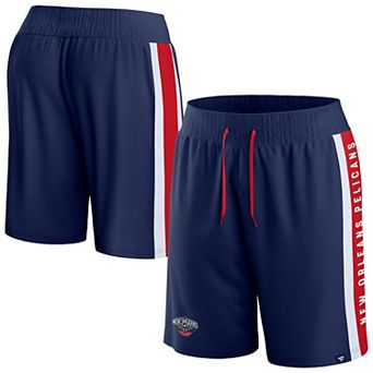 Men's Fanatics Branded Navy New Orleans Pelicans Referee Iconic Mesh Shorts
