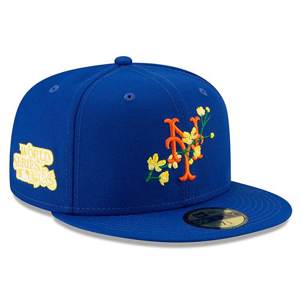 Men's New Era Royal New York Mets 1986 World Series Bloom Side