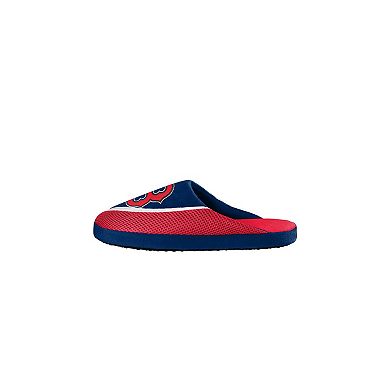 Youth FOCO Boston Red Sox Big Logo Color Edge Slippers