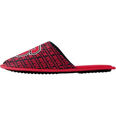 Men's FOCO NC State Wolfpack Scuff Logo Slide Slippers