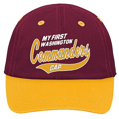 Infant Burgundy/Gold Washington Commanders My First Tail Sweep Slouch Flex Hat