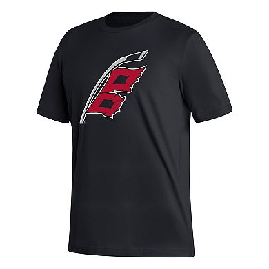 Men's adidas Sebastian Aho Black Carolina Hurricanes Fresh Name & Number T-Shirt