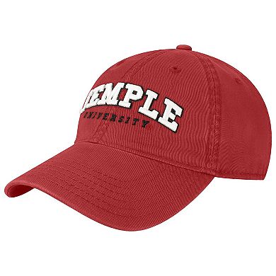 Men's Legacy Athletic Cherry Temple Owls The Noble Arch adjustable hat