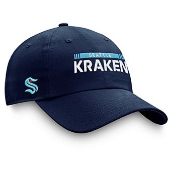 Men's Fanatics Branded Deep Sea Blue Seattle Kraken Authentic Pro Rink Adjustable Hat