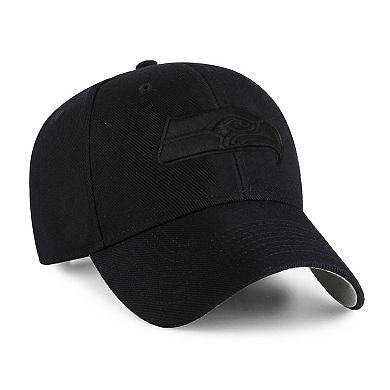 Men's '47 Black Seattle Seahawks Tonal MVP Adjustable Hat
