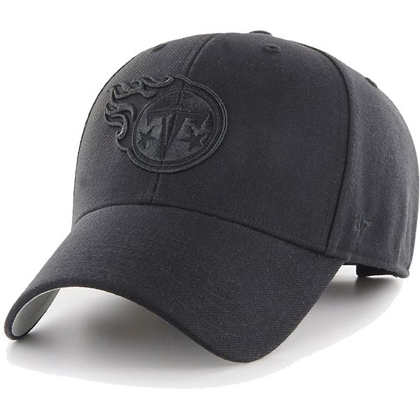 Men's '47 Black Tennessee Titans Tonal MVP Adjustable Hat