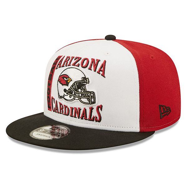 Arizona Cardinals Hat Mens Black Snapback New Era 9Fifty Cap Metallic Logo  Bill