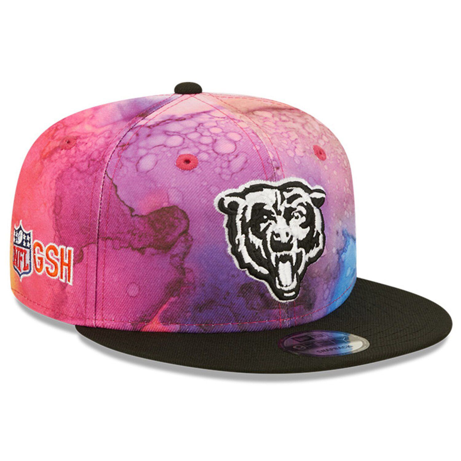 Youth Navy/Orange Chicago Bears Lock Up Snapback Hat