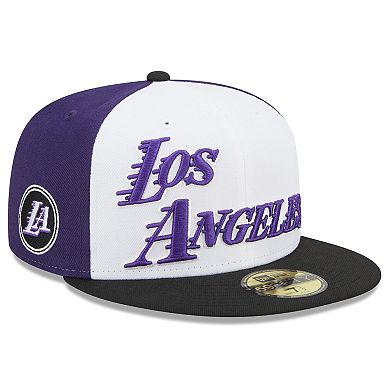 Men's New Era  Black Los Angeles Lakers 2022/23 City Edition Official 59FIFTY Fitted Hat