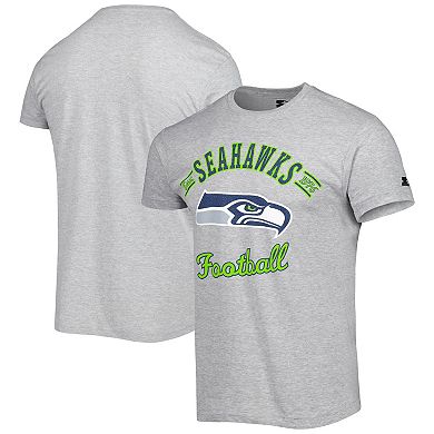 Men's Starter Heathered Gray Seattle Seahawks Prime Time T-Shirt