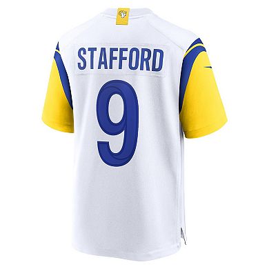 Men's Nike White Matthew Stafford Los Angeles Rams Alternate Game Jersey