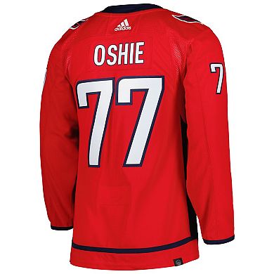 Men's adidas TJ Oshie Red Washington Capitals Home Primegreen Authentic Pro Player Jersey
