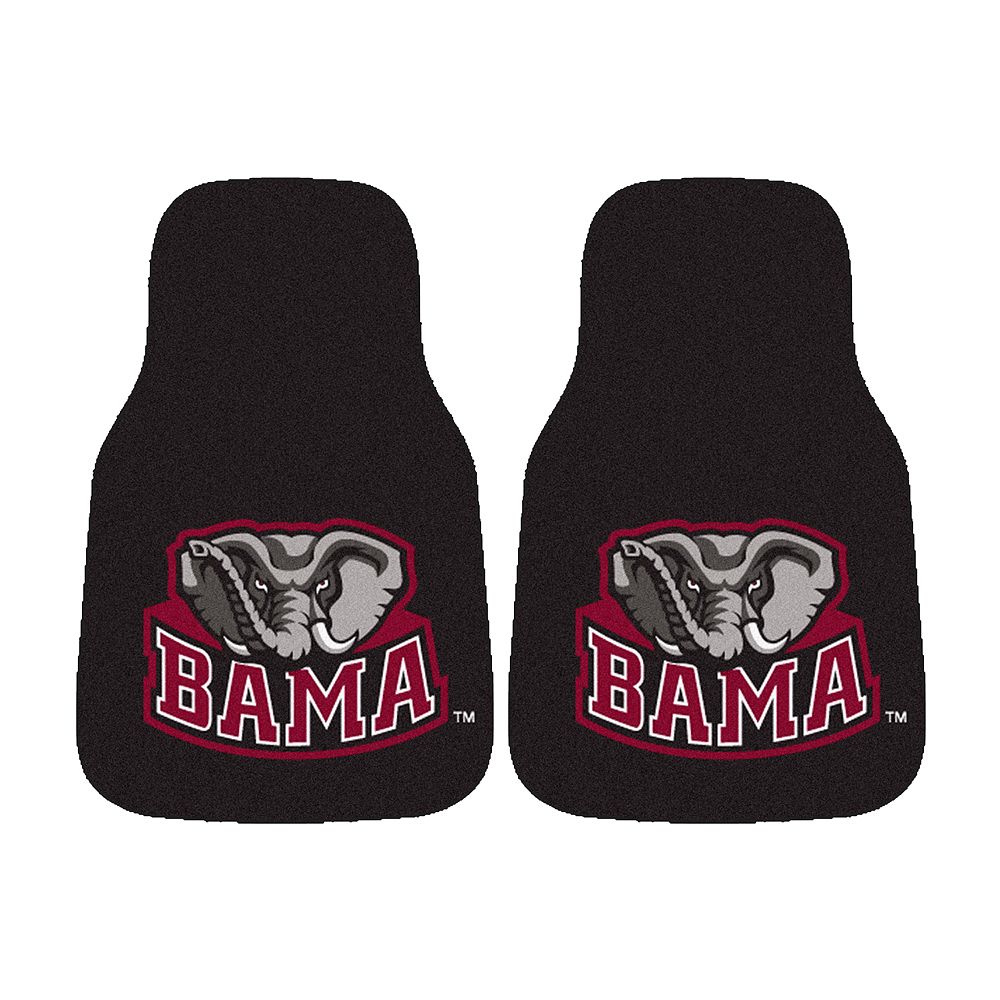 FANMATS Alabama Crimson Tide Southern Style Football Mat Brown Oval