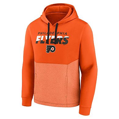Men's Fanatics Branded Orange Philadelphia Flyers Slash Attack Pullover Hoodie