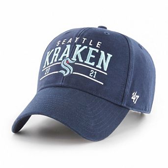Men's '47 Deep Sea Blue Seattle Kraken Centerline MVP Adjustable Hat