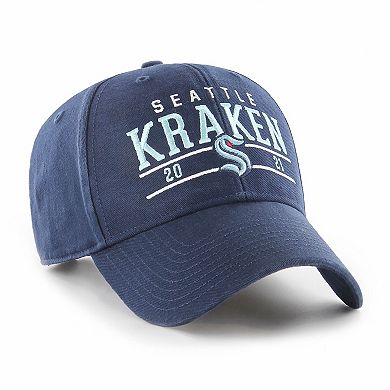 Men's '47 Deep Sea Blue Seattle Kraken Centerline MVP Adjustable Hat