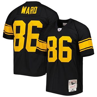 Men's Mitchell & Ness Hines Ward Black Pittsburgh Steelers Alternate 2008 Legacy Replica Jersey