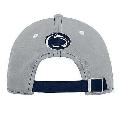 Youth Gray Penn State Nittany Lions Old School Slouch Adjustable Hat