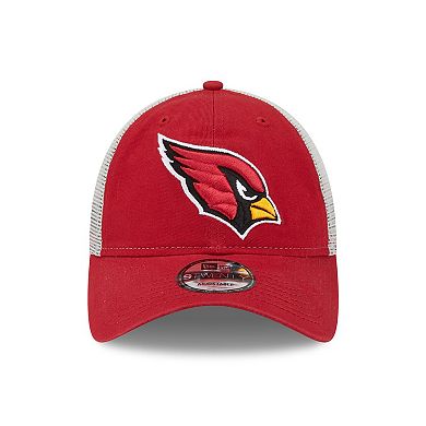 Men's New Era Cardinal/Natural Arizona Cardinals Loyal 9TWENTY Trucker Hat
