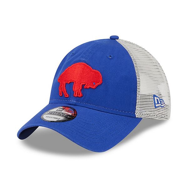 Men's Buffalo Bills New Era Royal/Natural Washed Trucker 9TWENTY Snapback  Hat