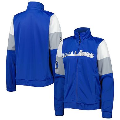 Women's G-III 4Her by Carl Banks Blue Dallas Mavericks Change Up Full-Zip Track Jacket