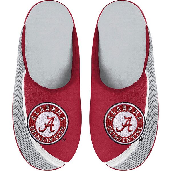 Youth FOCO Alabama Crimson Tide Big Logo Color Edge Slippers