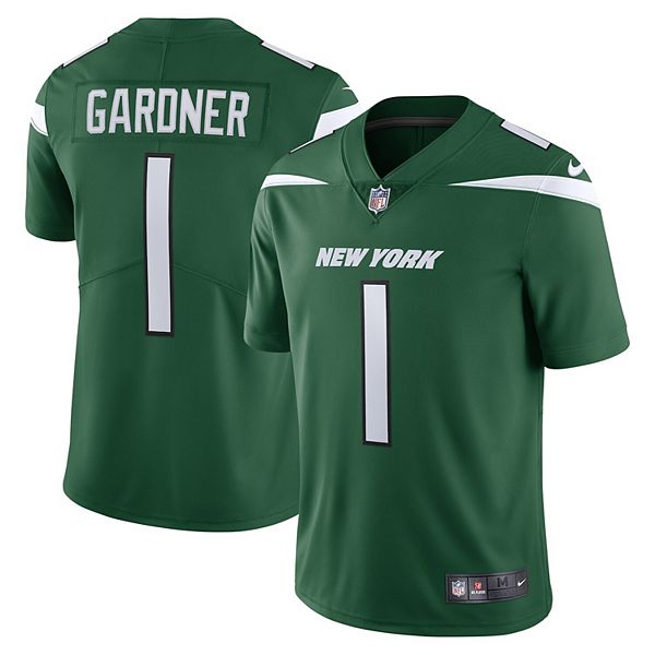 Men's New York Jets Ahmad Sauce Gardner Nike Black Vapor Limited