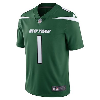 Men's Nike Ahmad Sauce Gardner Green New York Jets Vapor Limited Jersey