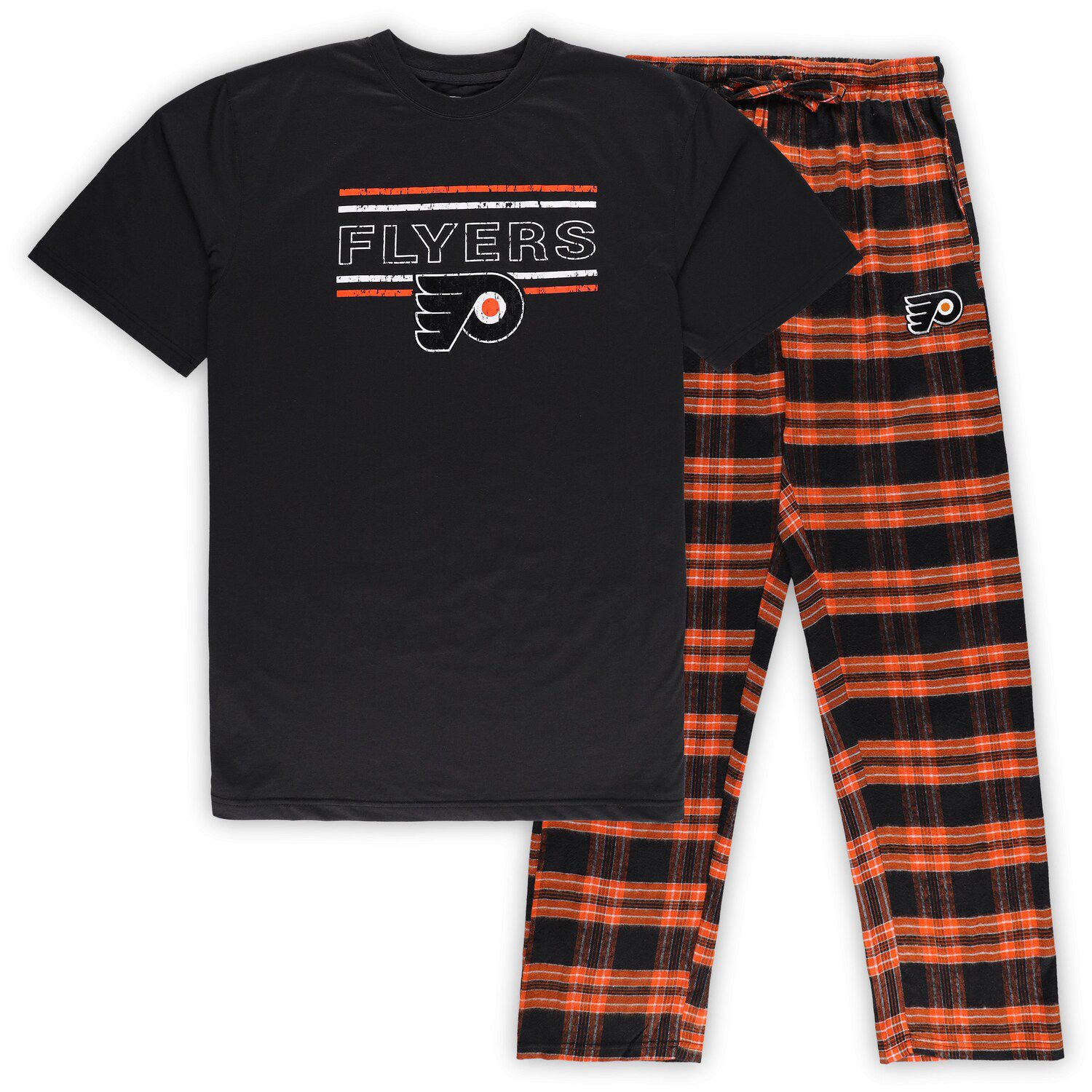 Philadelphia Flyers Pajama Pants Men's 2XL NFL Football Allover Fleece