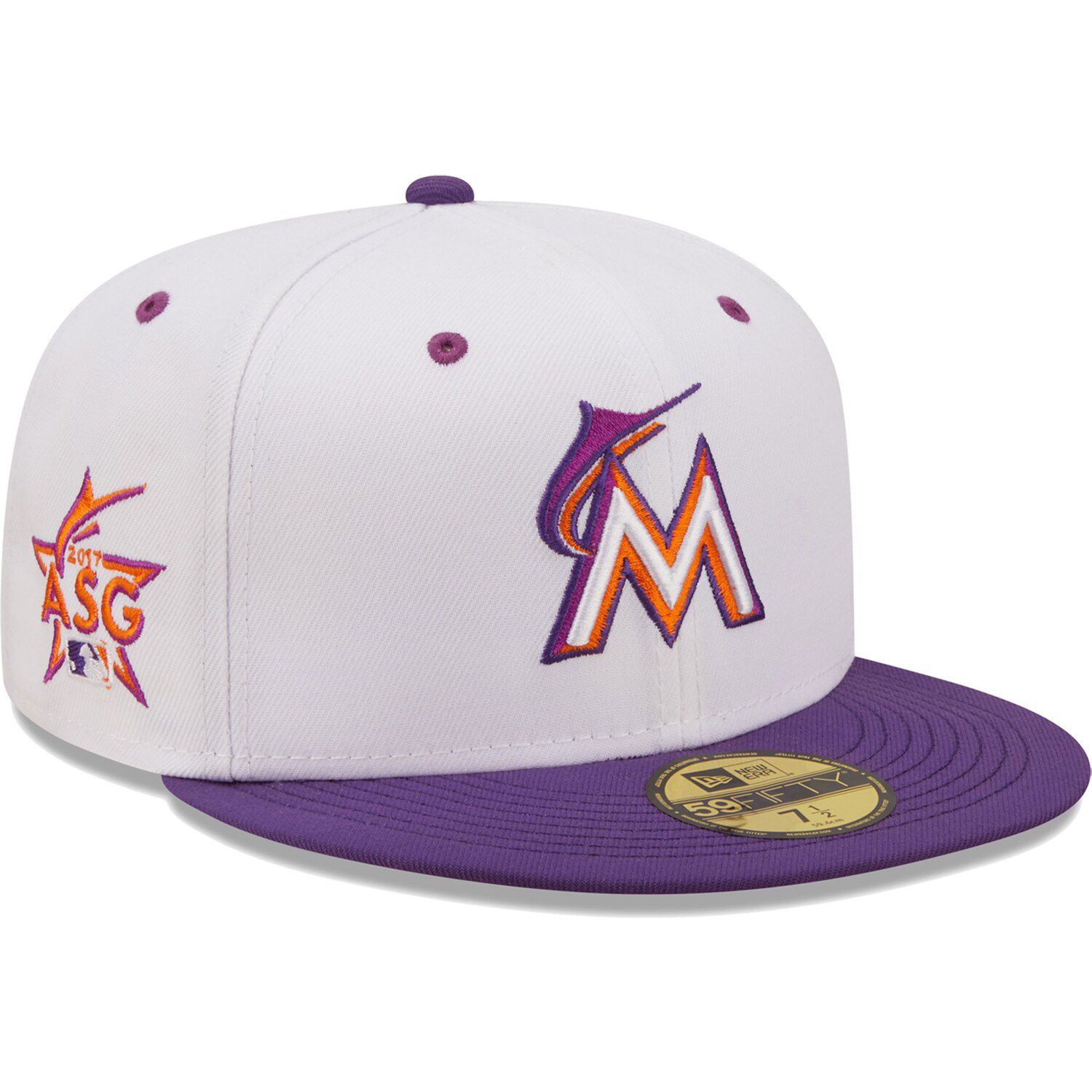 Minnesota Vikings New Era Omaha 59FIFTY Fitted Hat - Purple