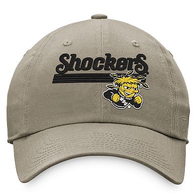 Men's Top of the World Khaki Wichita State Shockers Slice Adjustable Hat
