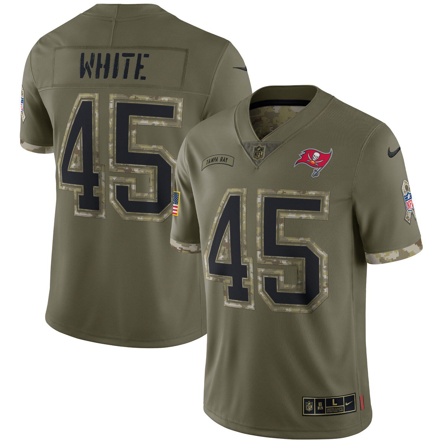 Nike Women's Lamar Jackson Olive Baltimore Ravens 2021 Salute To Service  Limited Player Jersey