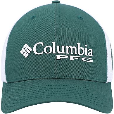 Men's Columbia Green/White Michigan State Spartans PFG Flex Hat