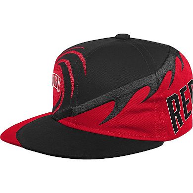 Youth Mitchell & Ness Scarlet/Black UNLV Rebels Spiral Snapback Hat