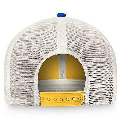 Men's Fanatics Branded Gold/Royal St. Louis Blues True Classic Retro Trucker Snapback Hat