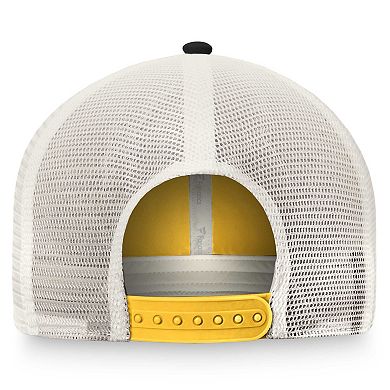 Men's Fanatics Branded Gold/Black Boston Bruins True Classic Retro Trucker Snapback Hat