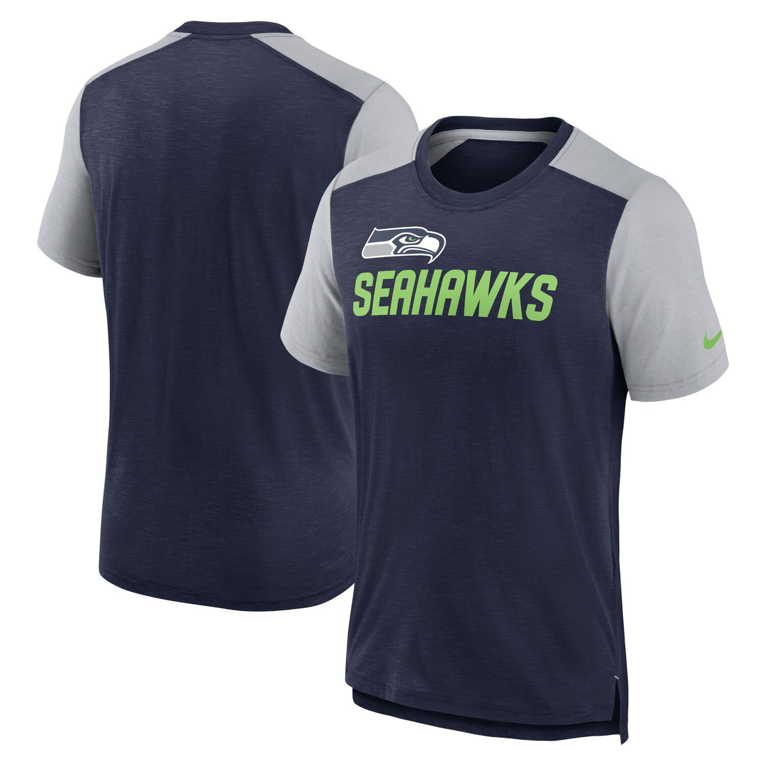 Nike Women's Fashion (NFL Seattle Seahawks) High-Hip T-Shirt in Green, Size: XL | NKZZ012K78-06V