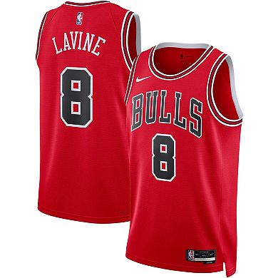 Unisex Nike Zach LaVine Red Chicago Bulls Swingman Jersey - Icon Edition