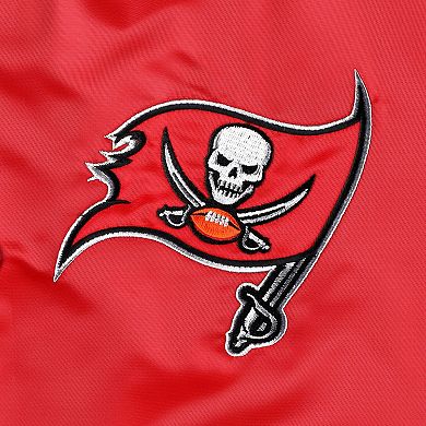 Men's Starter Red Tampa Bay Buccaneers The Pick and Roll Full-Snap Jacket