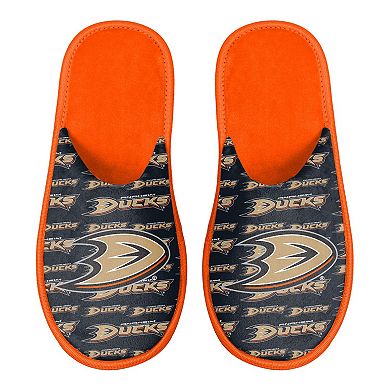 Men's FOCO Anaheim Ducks Scuff Logo Slide Slippers