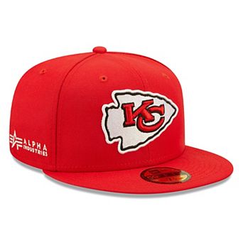 Men's New Era x Alpha Industries Red Kansas City Chiefs Alpha 59FIFTY Fitted Hat