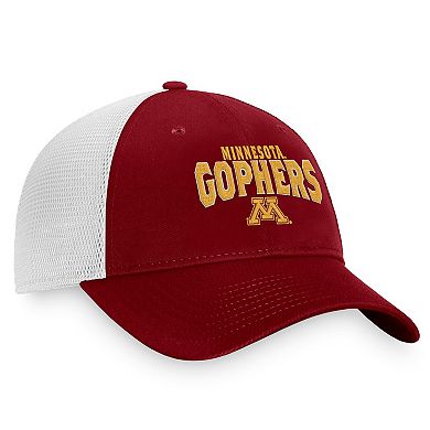 Men's Top of the World Maroon/White Minnesota Golden Gophers Breakout Trucker Snapback Hat