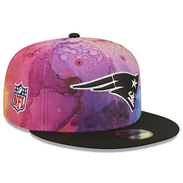 Men's New Era Pink/Black New England Patriots 2022 NFL Crucial Catch  59FIFTY Fitted Hat