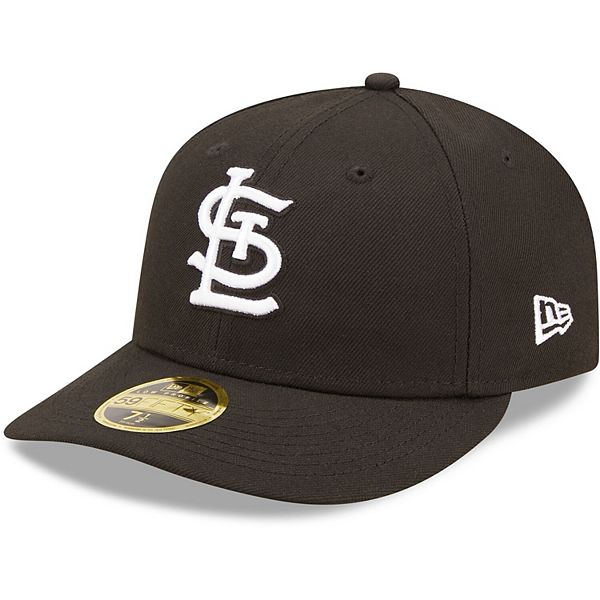 Men's New Era St. Louis Cardinals Black & White Low Profile 59FIFTY ...