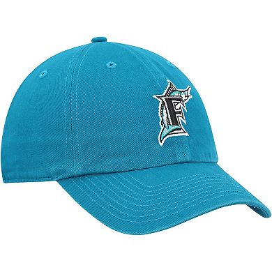 Men's '47 Teal Florida Marlins Cooperstown Collection Clean Up Adjustable Hat