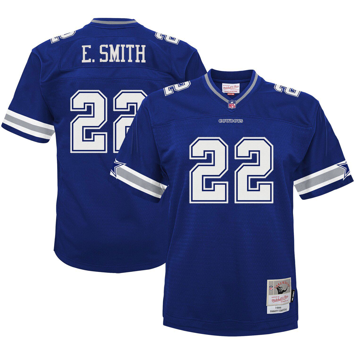 Throwback Dallas Cowboys Blue Michael Irvin Jersey With 75th