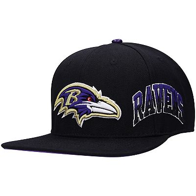 Men s Pro Standard Black Baltimore Ravens Hometown Snapback Hat